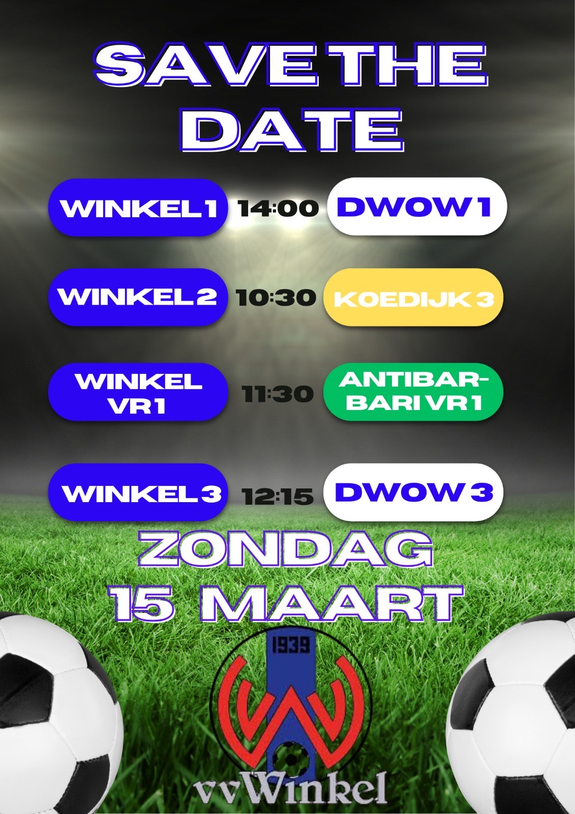 Supersunday 15 maart